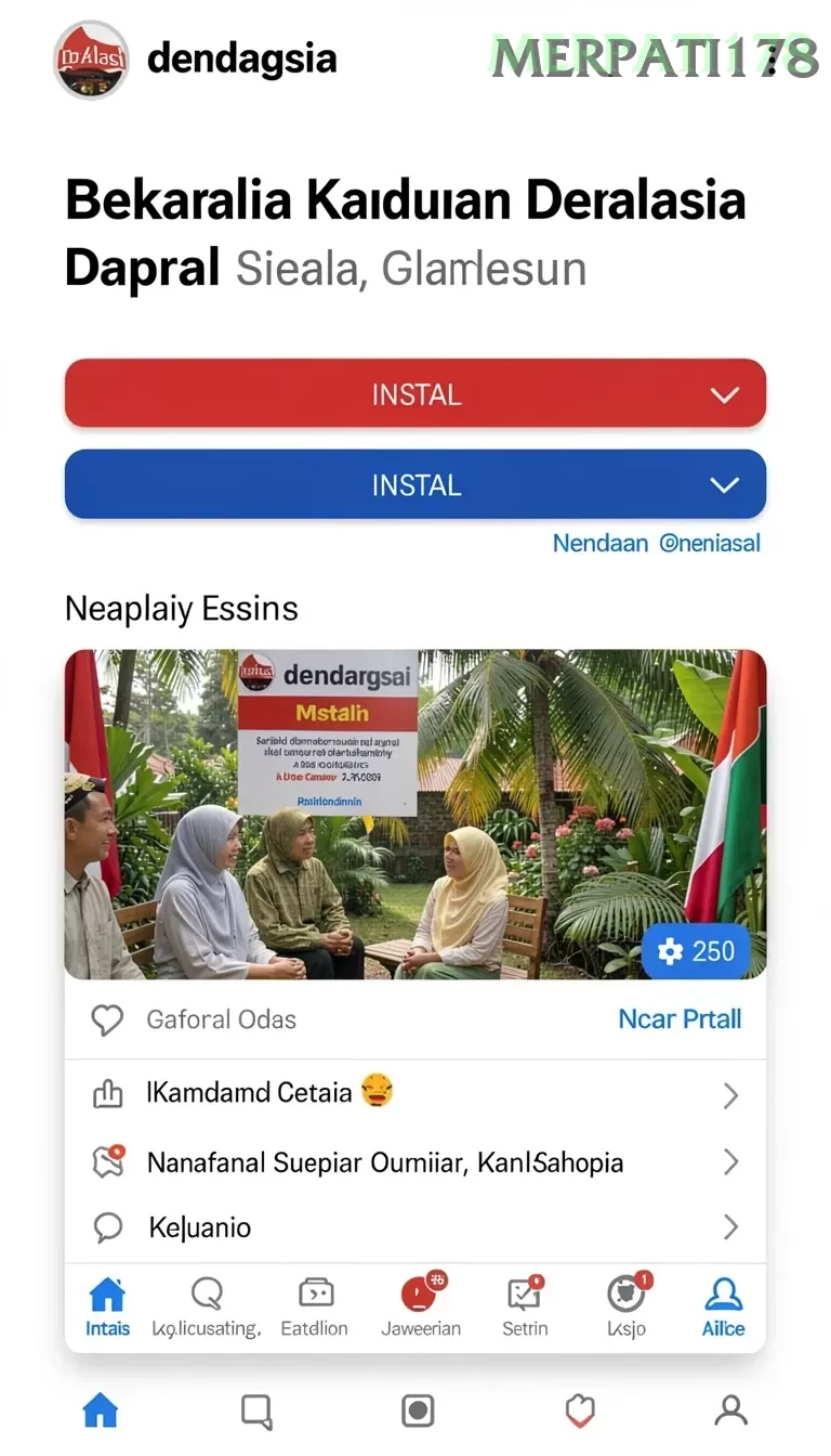 Cuplikan layar TV888 — menu navigasi