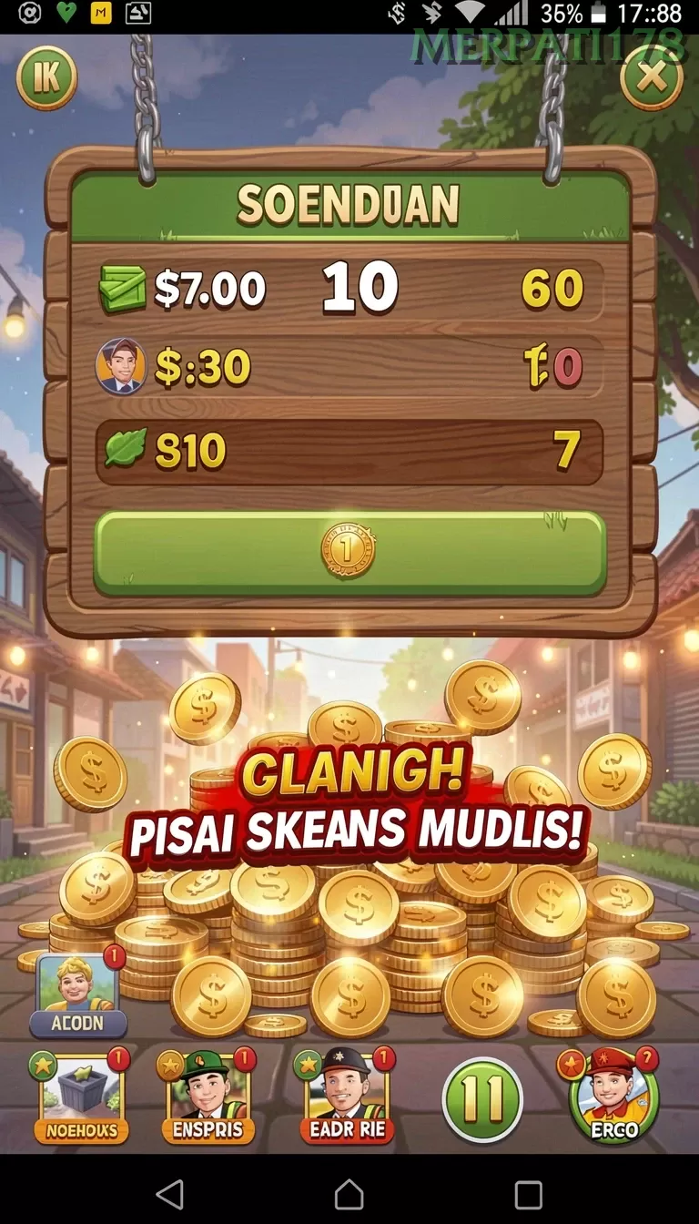 Cuplikan layar ZARA4D — menu navigasi