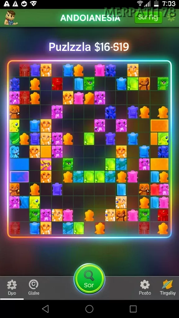 Cuplikan layar MPO08 — menu navigasi